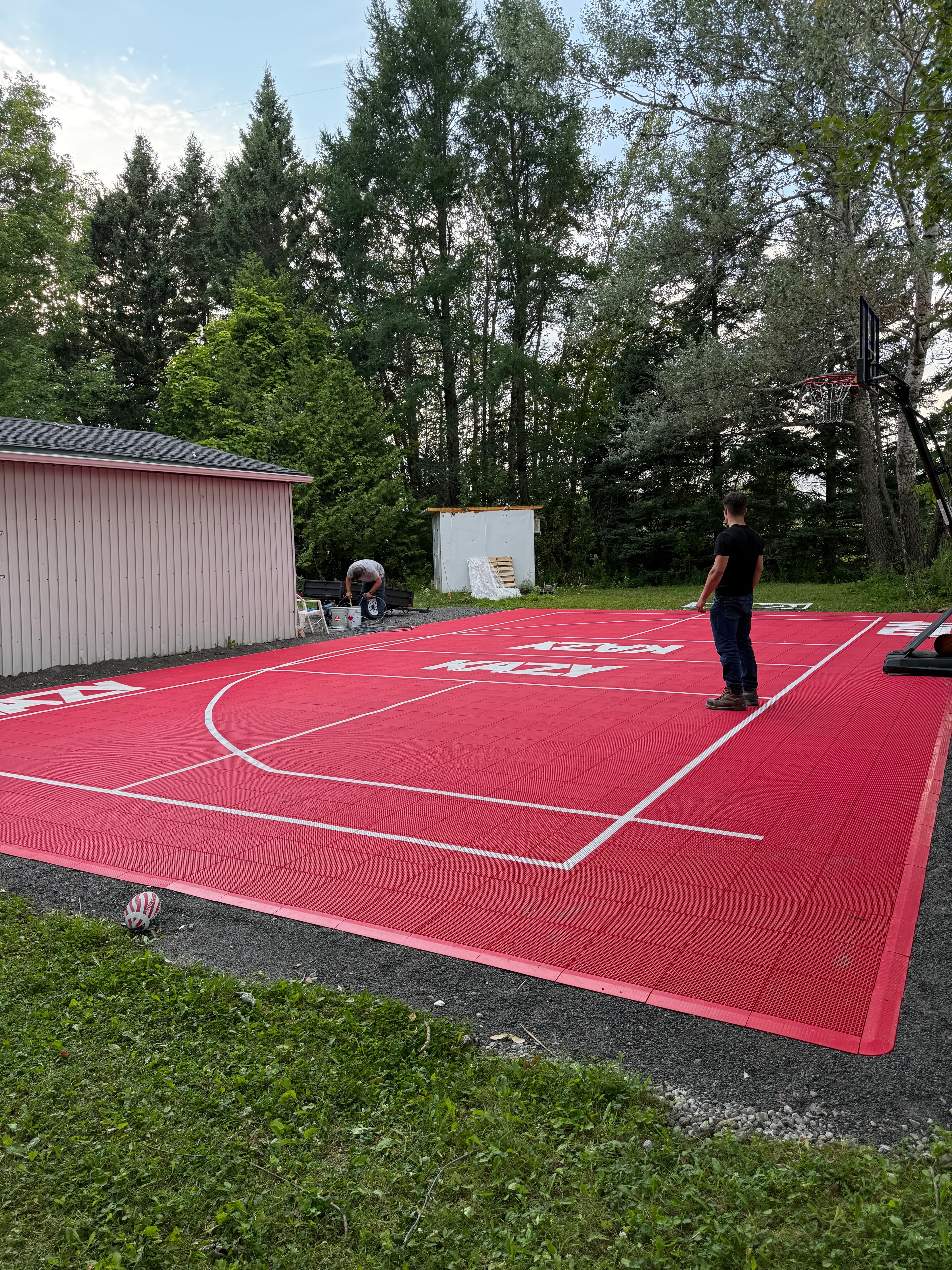 Terrain de basketball